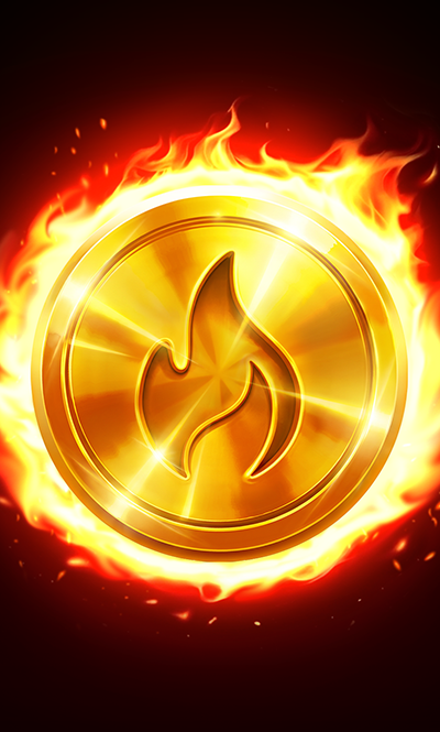 Flaming Coins